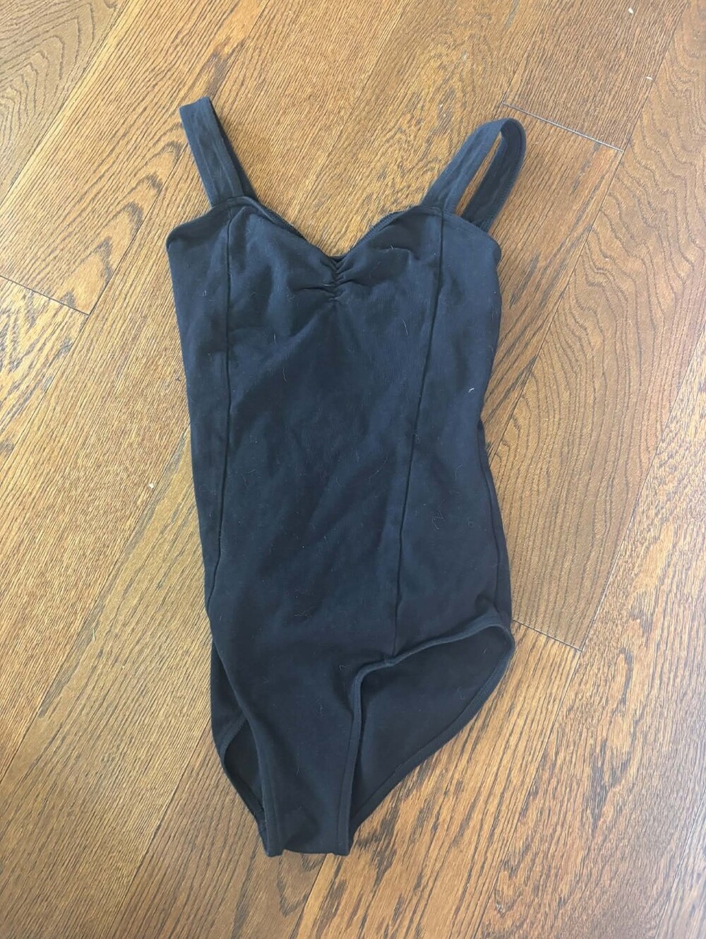 Theatricals Black & Nude Girls Dance Leotard - L